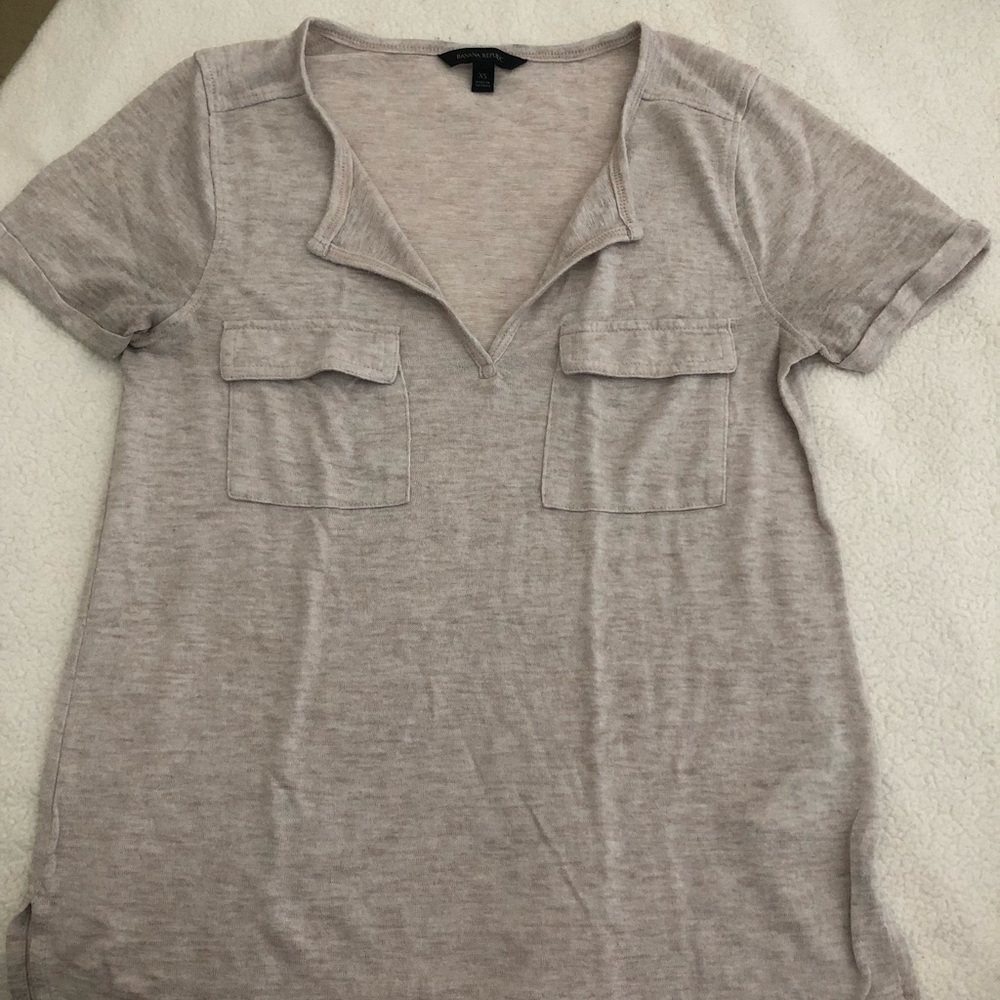 Banana Republic Light Beige Top